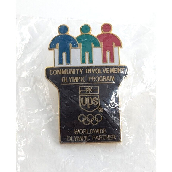 VTG UPS Worldwide Olympic Partner Community Involvement Olympic Program Pin - Picture 5 of 5